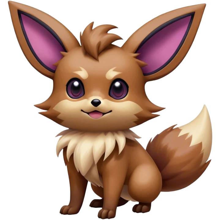 Epic Shiny Cool Cute Kawaii Eevee-Noibat-Zorua-Pokemon Full Body emoji