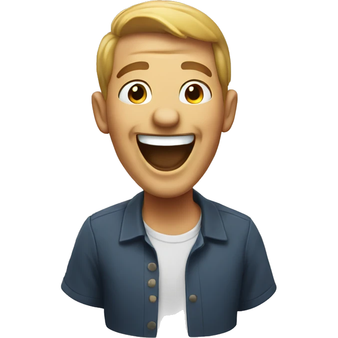 laughing man emoji