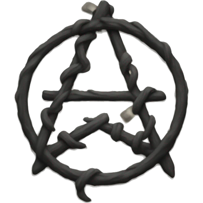 Anarchy symbol emoji