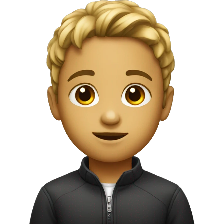 Enfants noir qui court  emoji