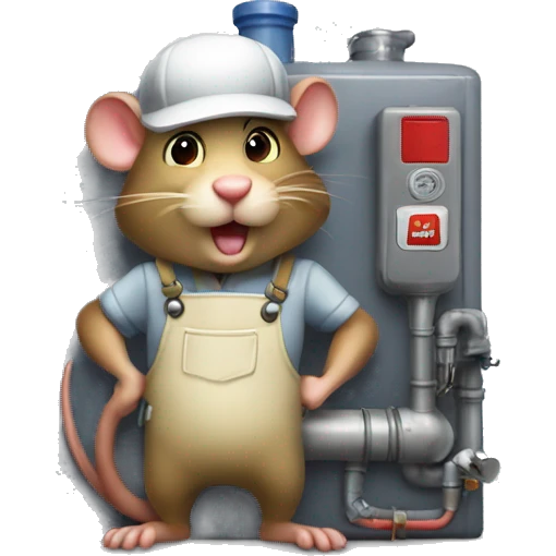 rat plumber furnace emoji