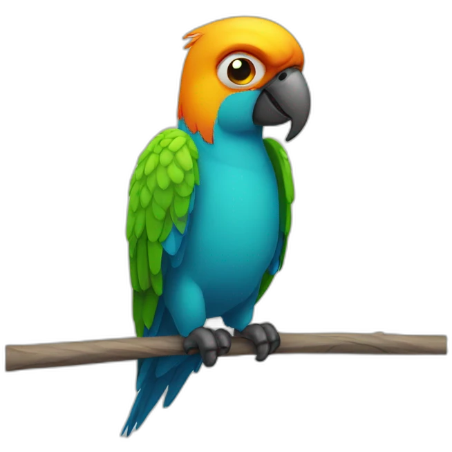 sad-party-parrot emoji
