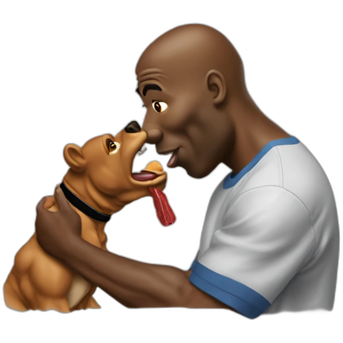 Alf eating Michael Jordan emoji