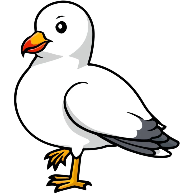 Seagull emoji