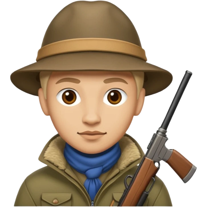 Un chasseur alpin français  emoji