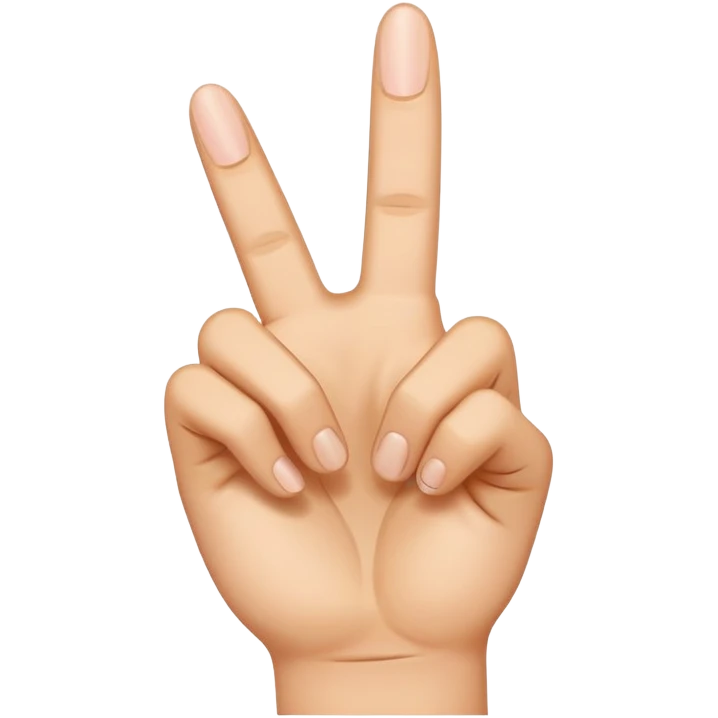 Smiling middle finger emoji