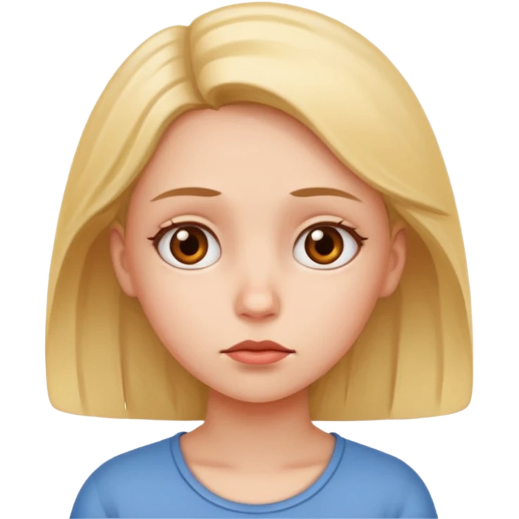 Girl, Questioning face, thinking emoji