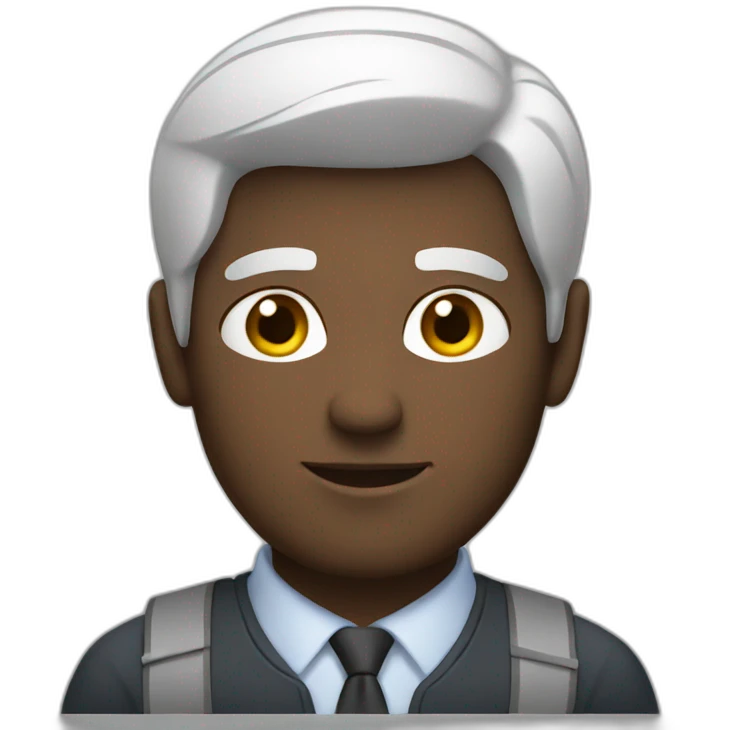 White man Working emoji