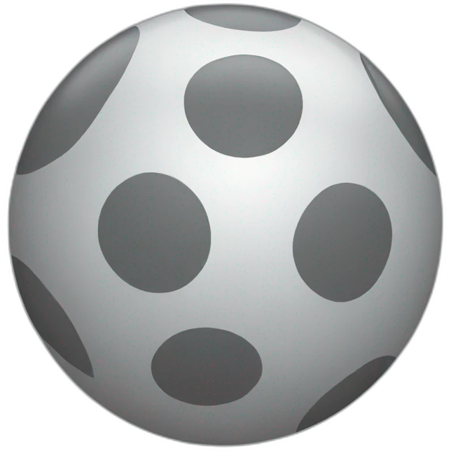 grey ball emoji