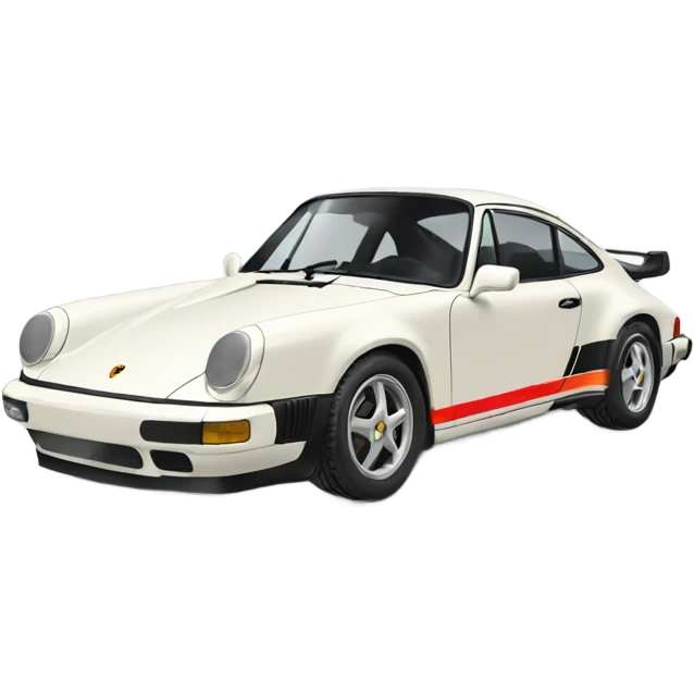 Off white Porsche emoji