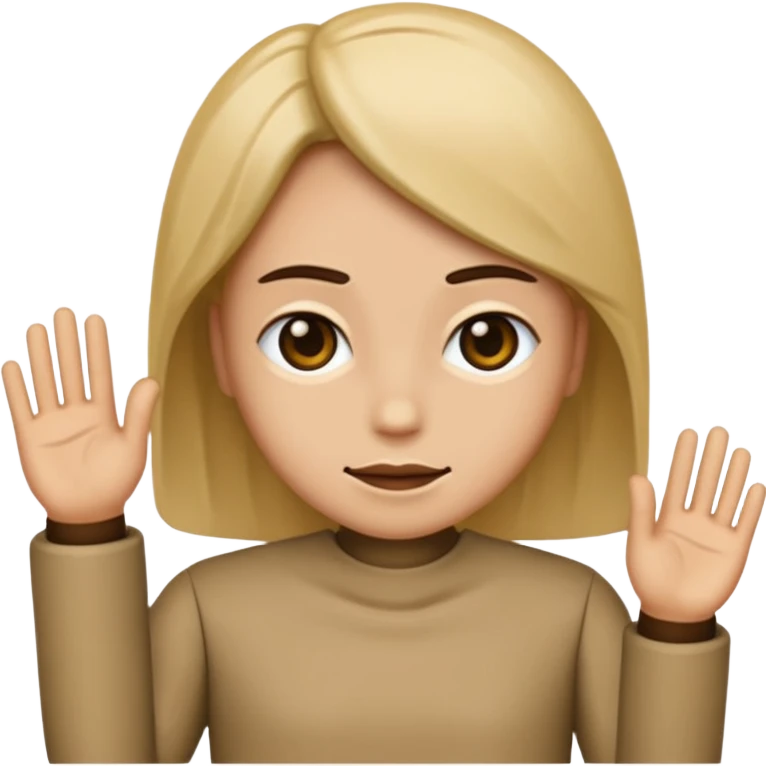 Simple old-style android emoji, but with a awkward emoji, mixed with a 👉👈 on the outside of the emoji. emoji