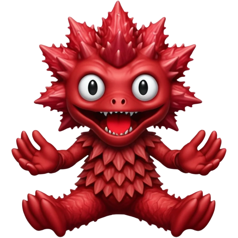 Spicy Zinger in stranger things themed emoji