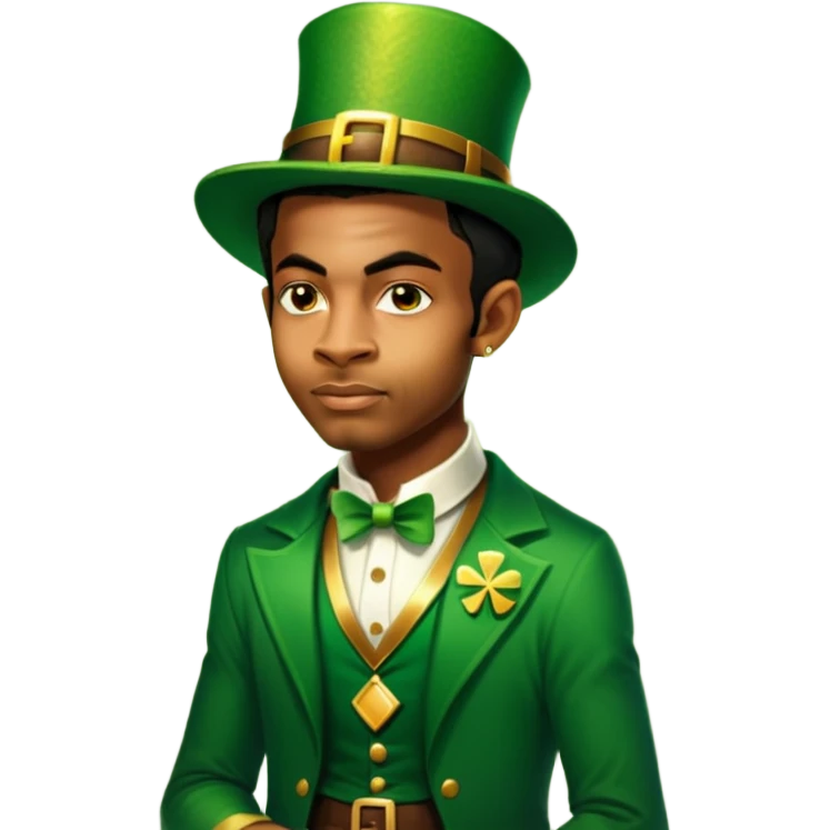 Celebratory Leprechaun emoji