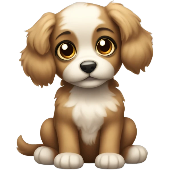 A puppy emoji