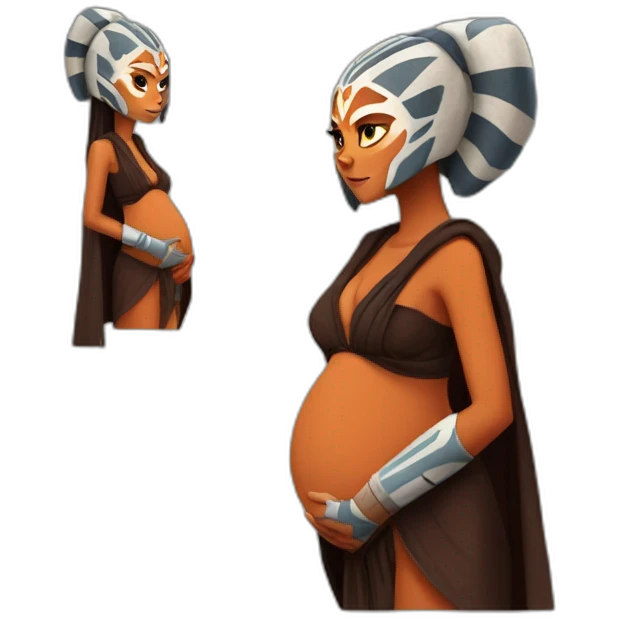 ahsoka tano pregnant emoji