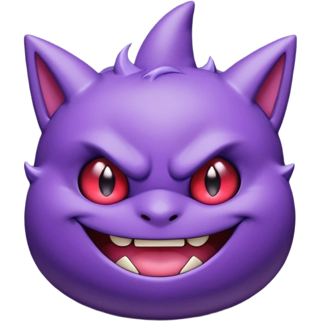 gengar chibi style emoji