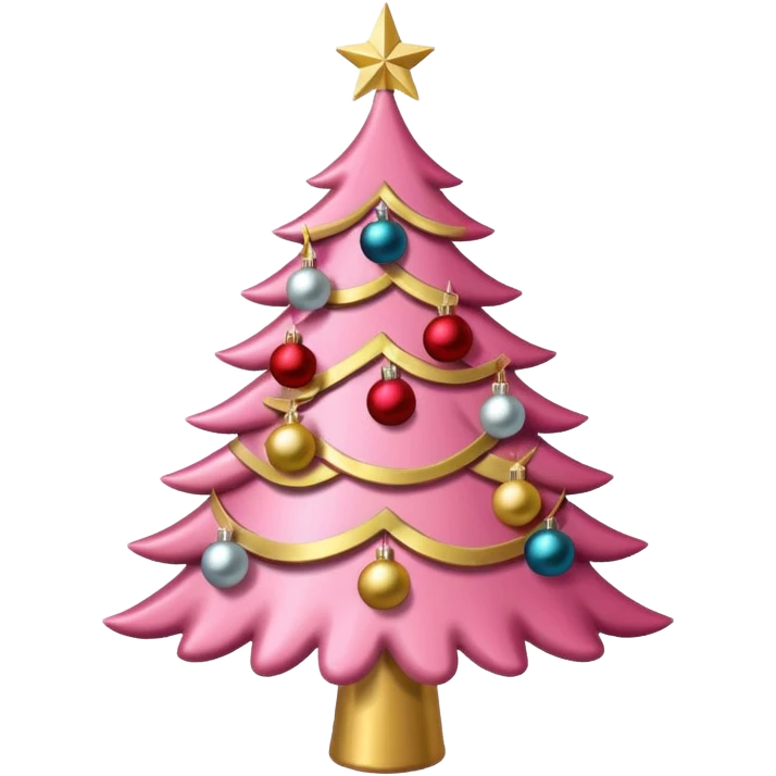 Natale rosa emoji