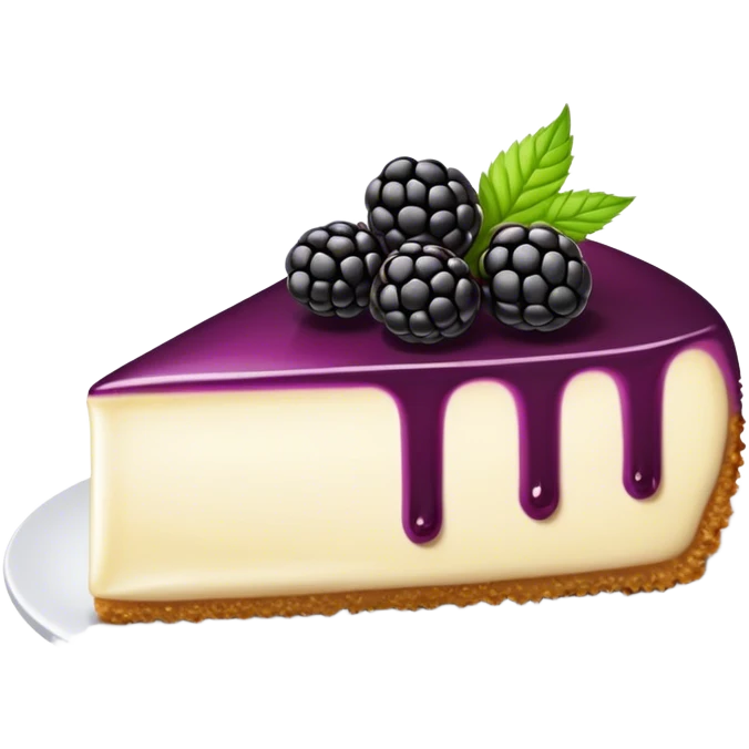 Blackberry cheesecake  emoji