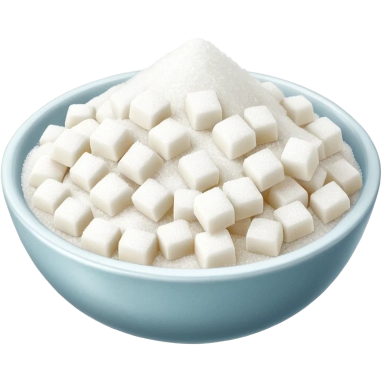 white sugar in bowl emoji