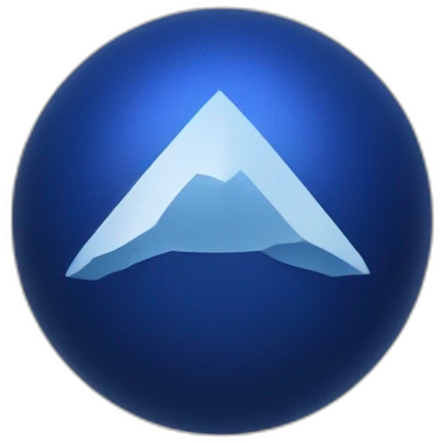 Sber logo in dark blue ball emoji