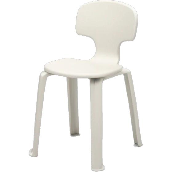 monobloc plastc chair emoji