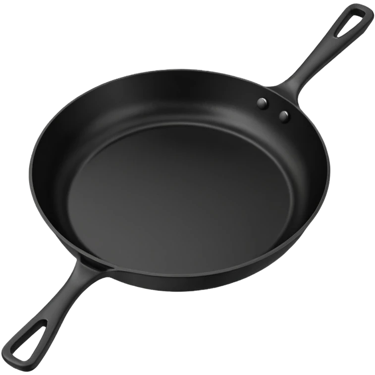 Black Fry Pan emoji