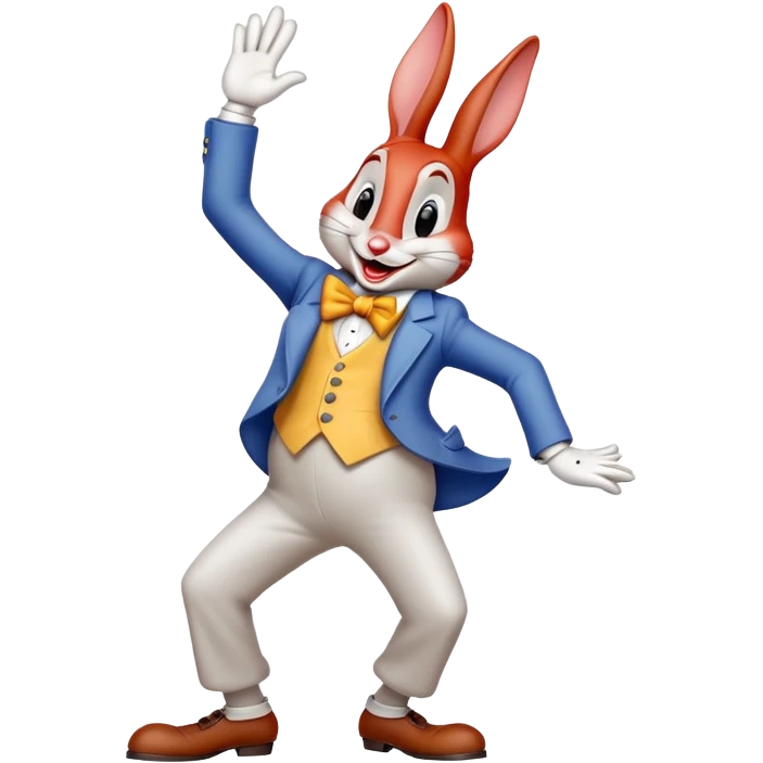 Roger rabbit dancing emoji