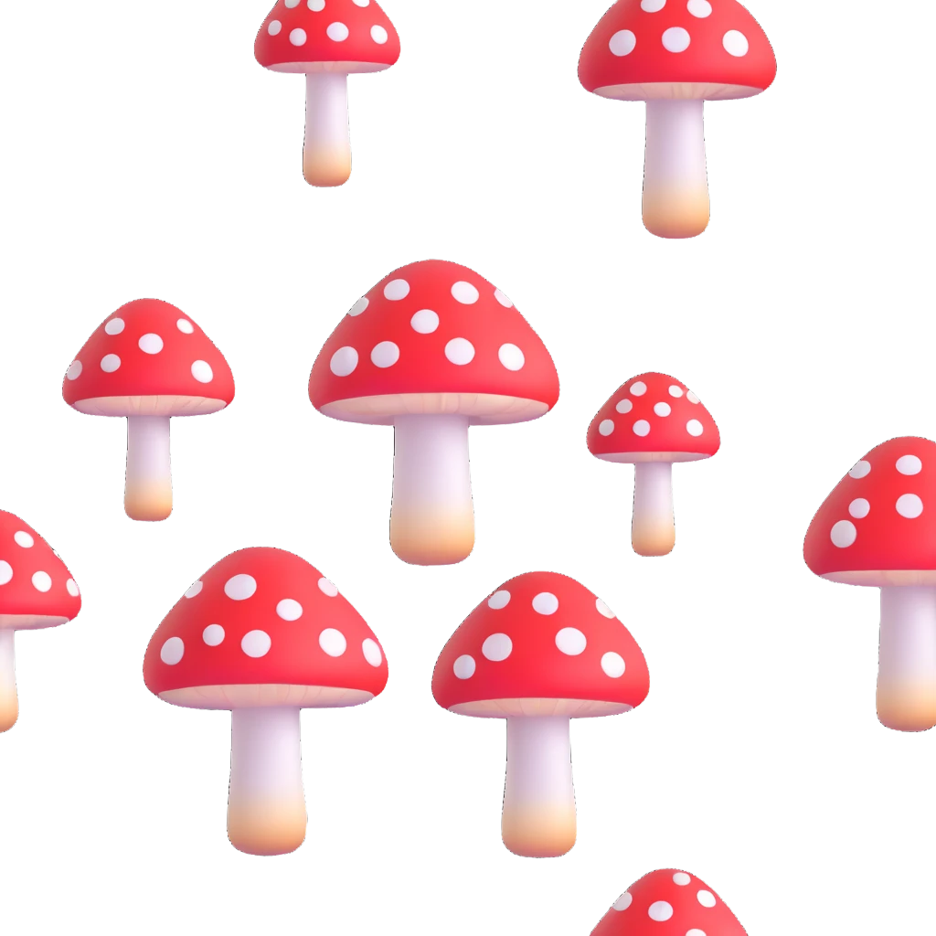 glowing mushroom emoji