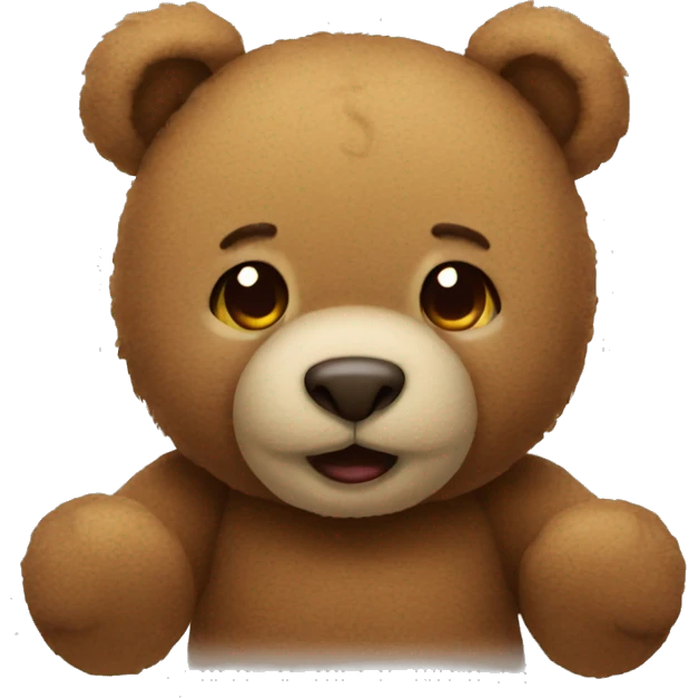 teddy winking  emoji