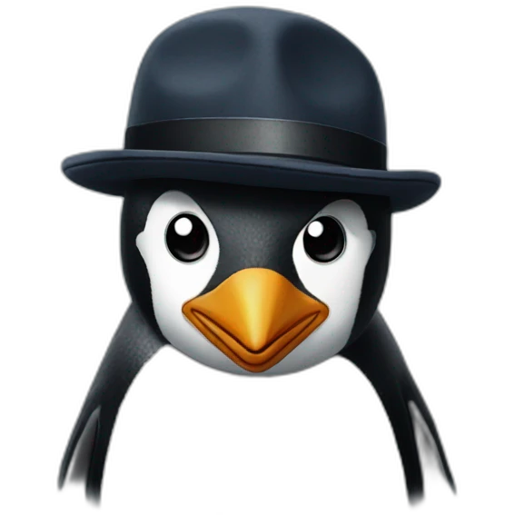 Penguin with tom shelby's flat cap from peaky blinders emoji