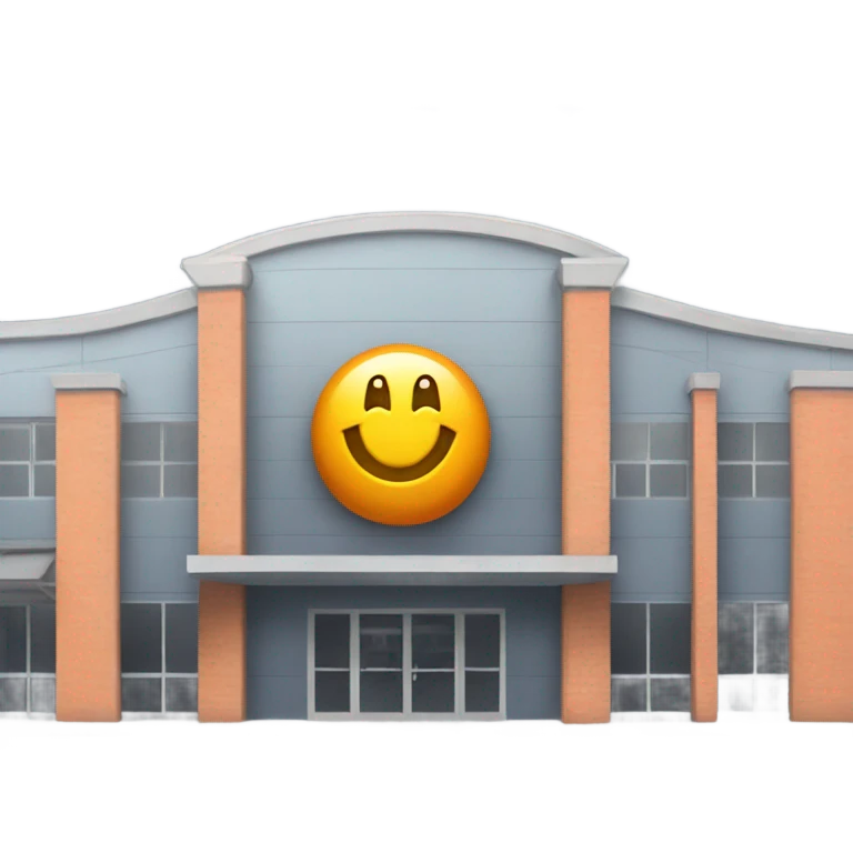 gym building with gym written on it emoji