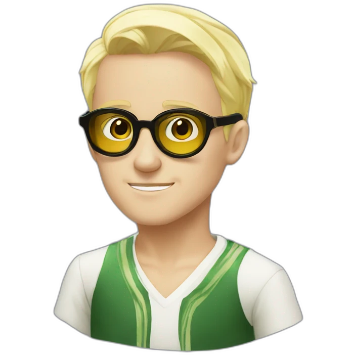 malfoy with solar glasses emoji