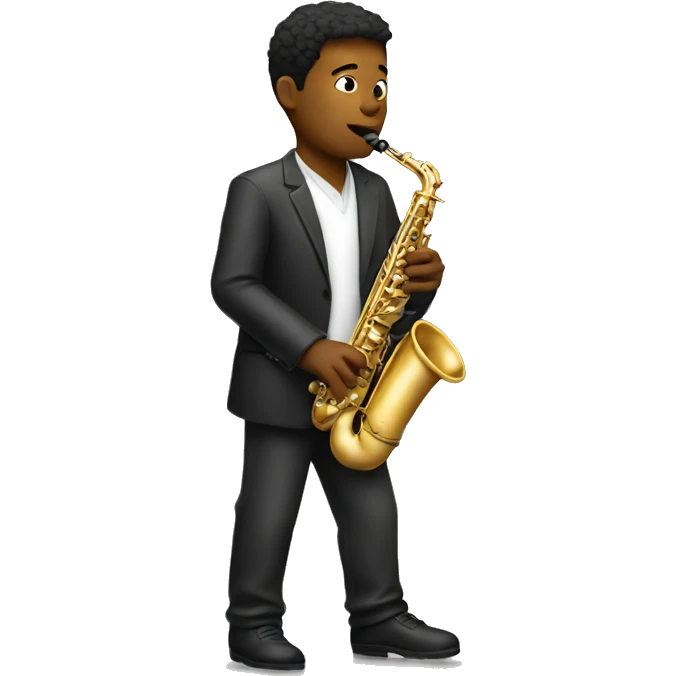 Person playing sax emoji