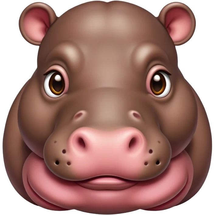 big baby hippo emoji