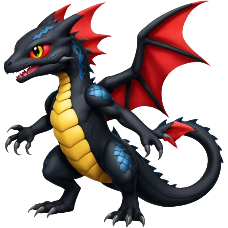 Venom-Stitch-Zekrom-Salandit-Sneasel-fusion, full body emoji