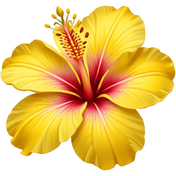 Hibiskus yellow emoji