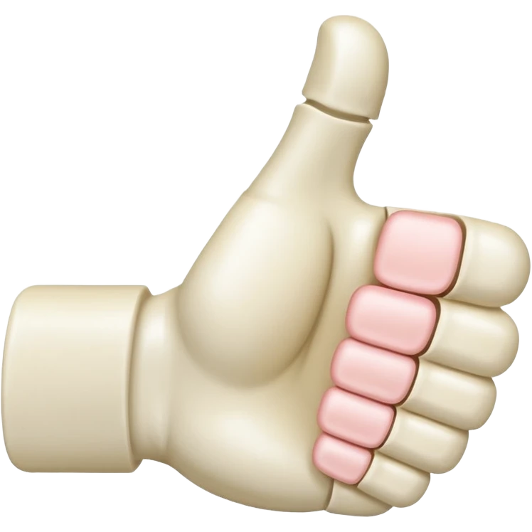 thumbs up bone emoji