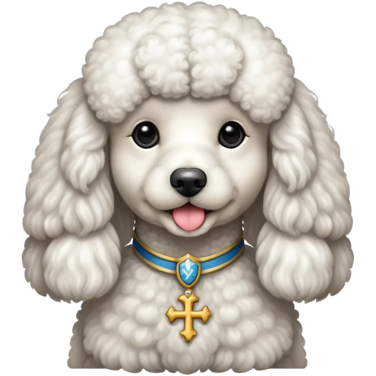 Poodle crusader long hair emoji