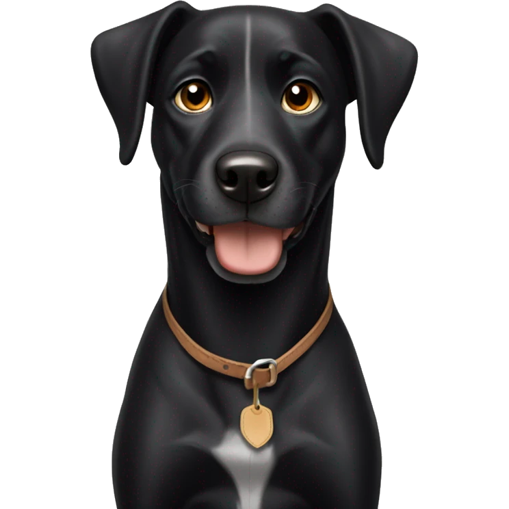 black dog tan markings emoji