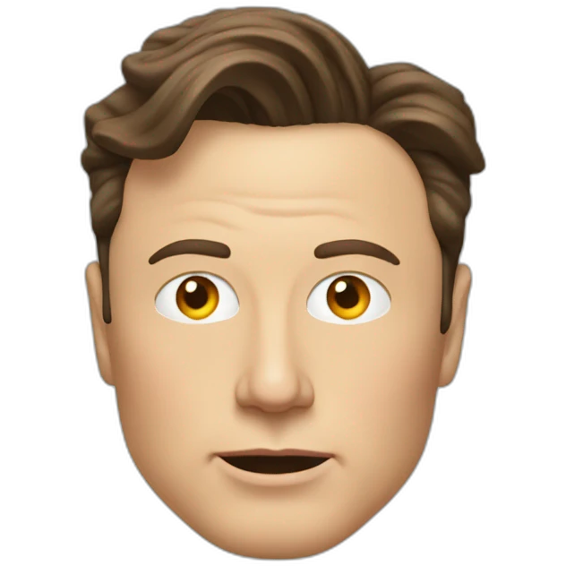 Elon musk big brain emoji