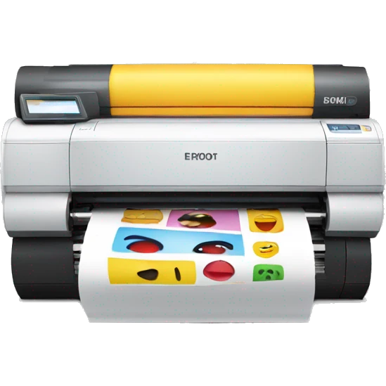 wide format printer emoji