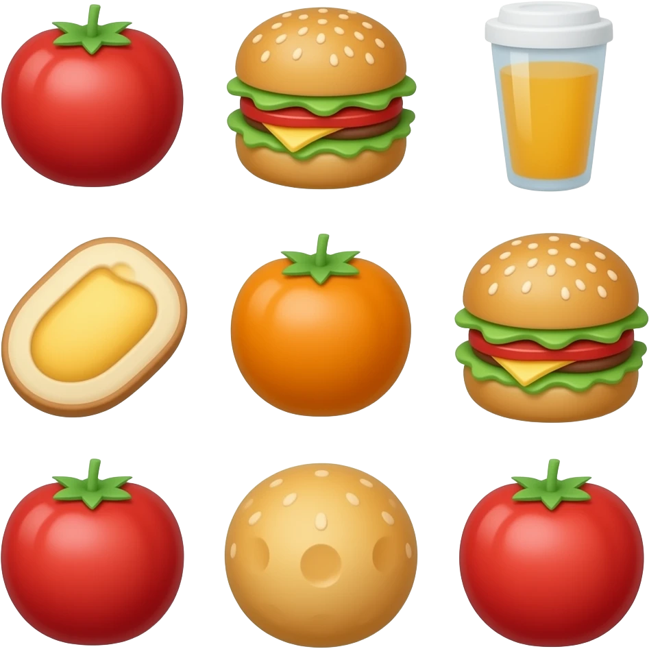 drinks and food emoji together emoji