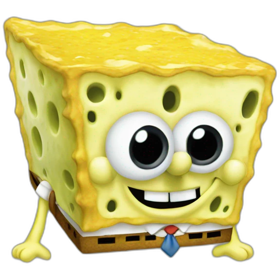 spongebob doing 9-11 emoji