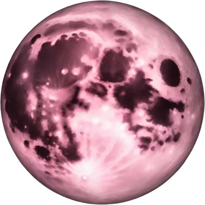 Pink moon  emoji
