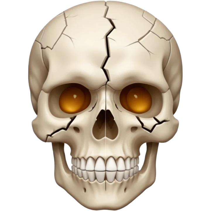Mind blown skull emoji