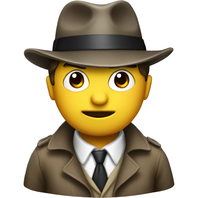 Pato detective emoji