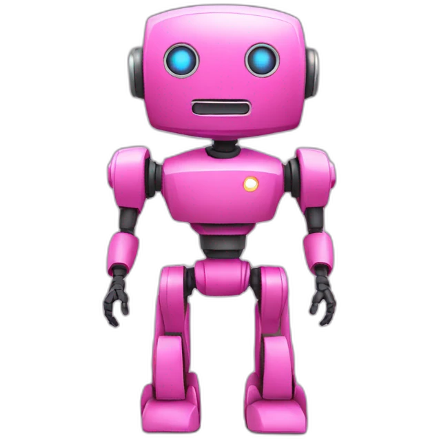 pink robot emoji