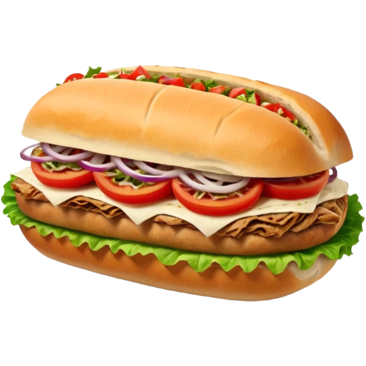 Döner‑Fladenbrot, frisch aufgebacken, leicht geröstet, gefüllt mit saftigem Dönerfleisch, knackigem Salat, Tomaten, Zwiebeln und Kräutersauce. Warme Food‑Fotografie, hohe Details, weiches Licht, Fokus auf Texturen, appetitlich, moderne Restaurant‑Ästhetik, natürliche Farben. emoji