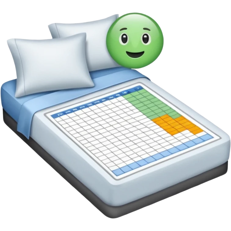 spreadsheets and bedsheets emoji