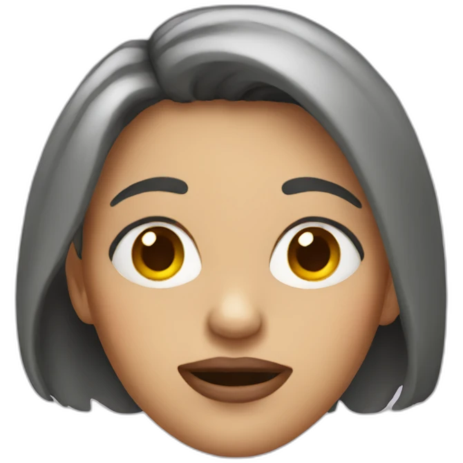 Ugly woman emoji